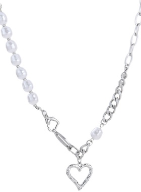 拼接轻奢小众高级感百搭配饰珍珠