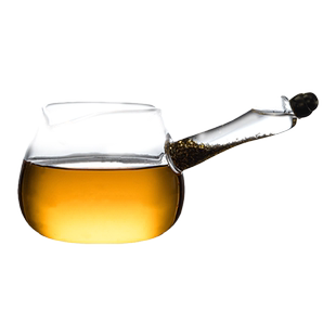 锤纹公道杯耐热玻璃公杯茶海家用茶道配件茶漏功夫茶具倒茶分茶器