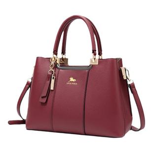 真皮妈妈包包中年品牌女包斜挎大容量手提包女牛皮大气婆婆包实用