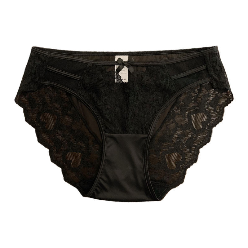 『心动沉溺』蕾丝低腰女士内裤性感2025新款无痕透明纯欲风三角裤
