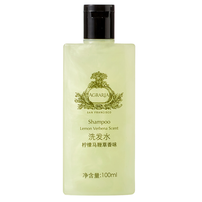 洲際酒店Agraria艾格瑞檸檬馬鞭草香味洗發(fā)水100ml五瓶裝共500ml