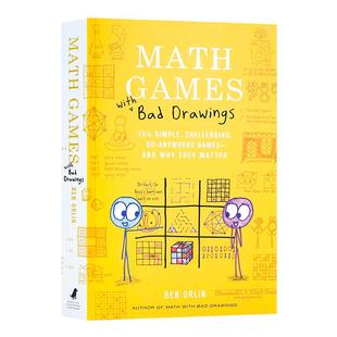 欢乐数学游戏 英文原版 Math Games with Bad Drawings 75 1/4个简单、有挑战性、随处可玩的游戏及其重要性 数学趣事 精装进口