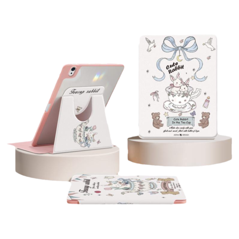 茶杯兔子适用华为matepad11保护壳pro平板保护套air防摔m6全包13.2英寸外壳10.4荣耀9亚克力防弯se旋转v8pro