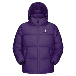 企鹅热能羽绒服女冬季2025新款加厚连帽面包保暖服羽绒袄短款外套