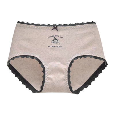 小熊憩息 少女内裤2025新款纯棉中腰加长档10A级抑菌女生三角裤