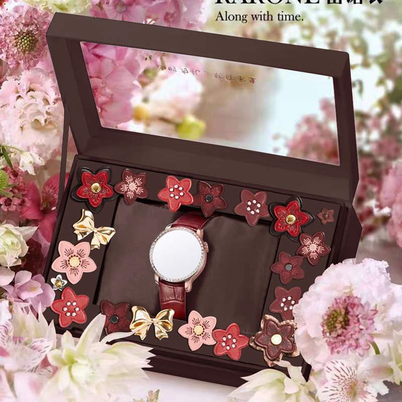 【加工定制】手表收纳盒纸雕花饰品开窗礼盒首饰包装盒生日礼物
