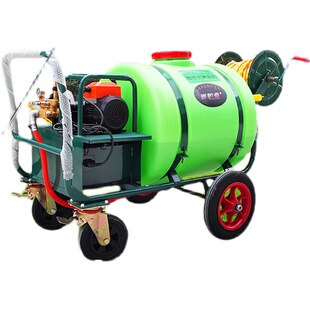 推车式电瓶手推打药机160升电动柴油高压农用汽油遥控消毒喷雾器