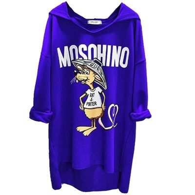 春秋薄款宽松棉宽松连帽衫卫衣