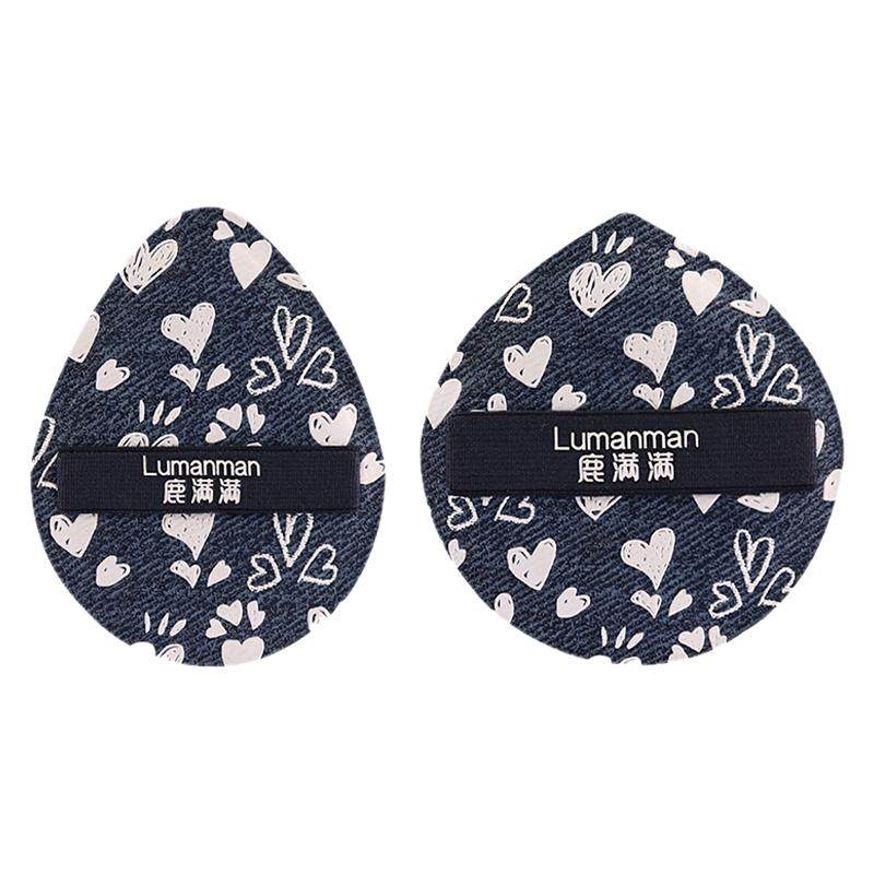 鹿满满牛仔系列粉扑粉底液专用超软不吃粉棉花糖气垫定妆干湿两用