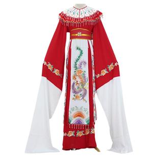 越剧戏服新款公主衣三看御妹娘娘戏曲戏剧绣云肩凤宫装飘带连体裙