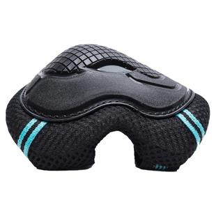 儿童轮滑长板护具成年人旱冰溜冰鞋骑行平衡车牛头护膝肘六件套装