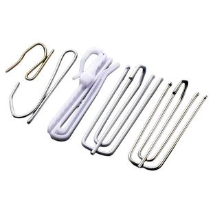 窗帘钩挂钩不锈钢四爪钩s钩子窗帘配件辅料布带布钩夹子扣环勾子