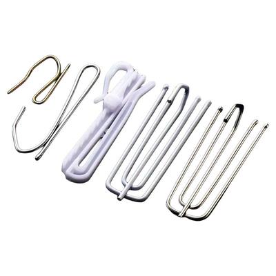 窗帘钩挂钩不锈钢四爪钩s钩子窗帘配件辅料布带布钩夹子扣环勾子