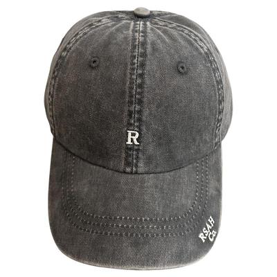 Karaya鸭舌帽水洗字母刺绣潮牌