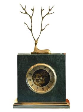 欧式风钟表卧室床头小鹿书房摆件