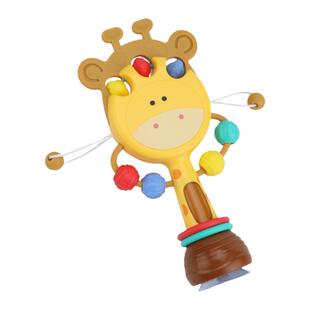 婴儿拨浪鼓可啃咬手摇铃牙胶0-3岁男孩女宝早教安抚益智儿童玩具