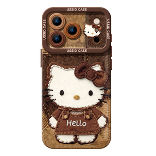 优思顿适用17promax新款苹果17pro新机15系列16秋冬可爱14美拉德16promax棕色16pro创意13防摔iphone17手机壳