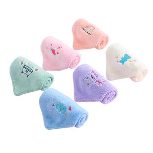 婴儿毛巾宝宝洗脸小方巾新生儿口水巾比纯棉柔软儿童幼儿园手帕