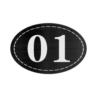 不锈钢数字号码牌二维码定制扫码点餐桌贴圆形金属桌号贴牌桌牌钛金付款码LOGO点菜牌点餐码logo桌台桌面点单