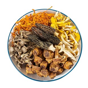 击穿低价】羊肚菌七彩菌汤包鹿茸松茸干货蘑菇古田云南特产菌菇