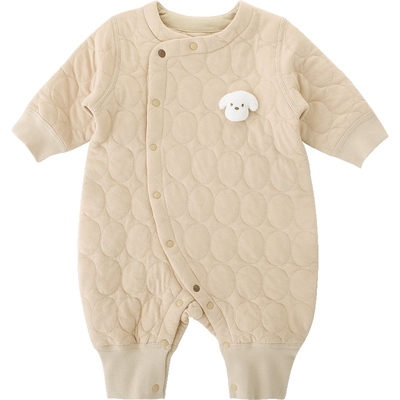 巴厘小猪宝宝秋冬夹丝保暖连体衣