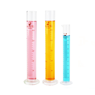 天玻A级玻璃量筒带刻度华鸥量筒高精准10 50 100 250 1000 2000ml