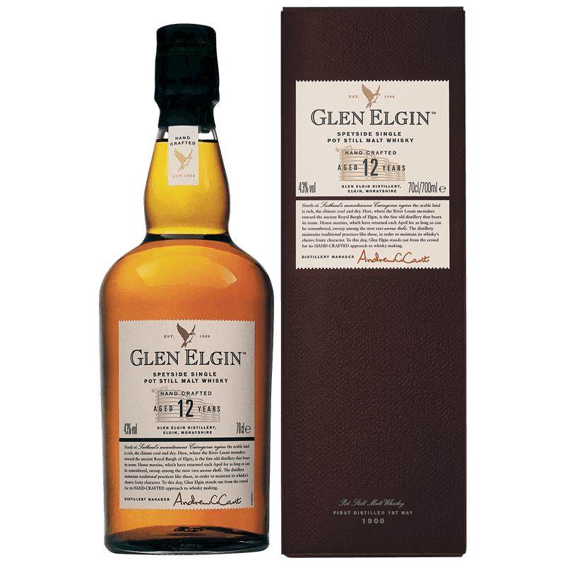 帝亚吉欧格兰爱琴12年700ml斯贝赛单一麦芽苏格兰威士忌进口洋酒