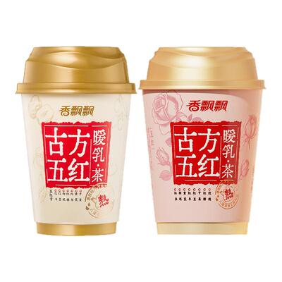 香飘飘古方五红暖乳茶生理期姨妈热饮奶茶6杯装