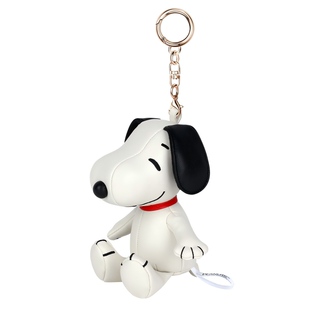 VIPOxSnoopy史努比PU公仔包包挂件毛绒玩偶公仔皮革钥匙扣挂饰