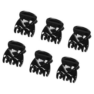 黑色公主头小抓夹头饰女发夹2025新款卡子刘海夹碎发发卡前额夹子