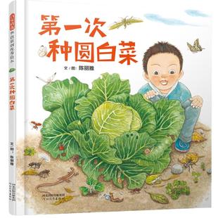 当当网童书 第一次种圆白菜我家附近的野荷花启发精装绘本图画书认识圆白菜动植物生态教育2-3-5-6-8周岁儿童早教启蒙认知亲子读物
