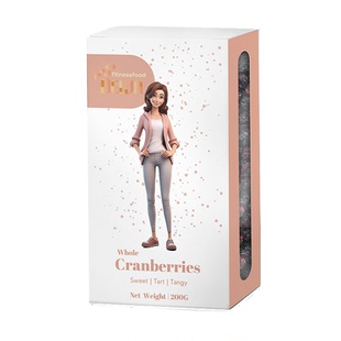 Dewa Fitnessfood美国原粒小红莓无添庶糖Cranberry蔓越莓干Dewi