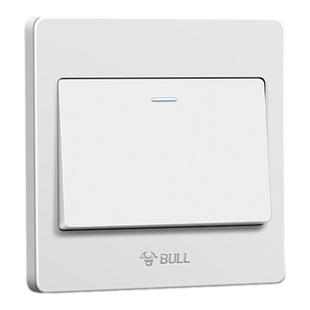 公牛开关按钮面板86型单开家用单控三开四控制器电灯双联双控插座