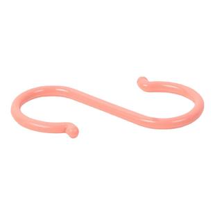 厨房无痕免钉钩 PP塑料素色S型门后挂钩多功能衣橱衣服衣钩衣帽钩