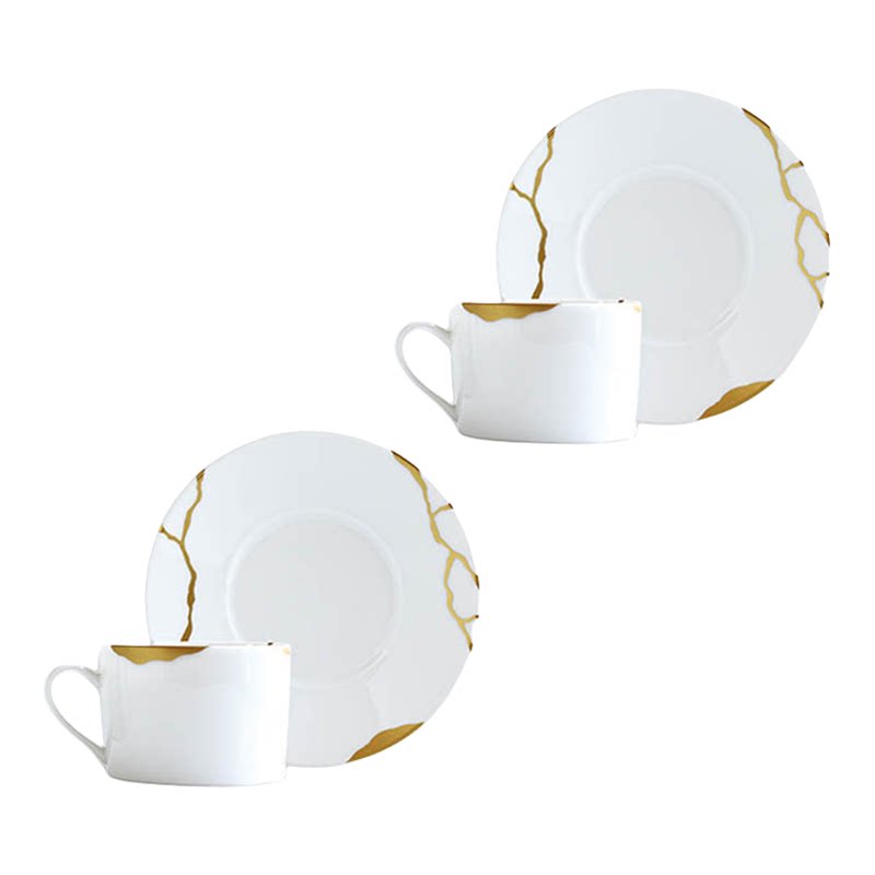 【自营】Bernardaud/柏图咖啡杯子带把奢华茶杯高档马克杯子大号