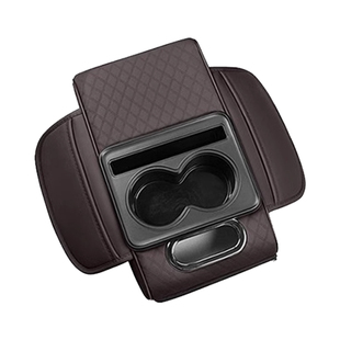 汽车扶手箱收纳盒增高垫车载多功能纸巾盒中央肘托垫水杯架置物盒