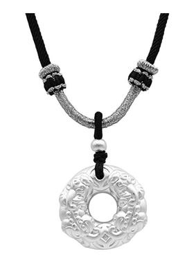 宋传承s999足银貔貅平安扣吊坠