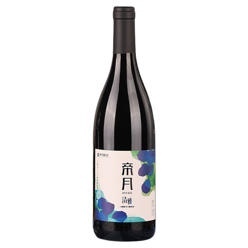 帝月清雅黑皮诺红酒赤霞珠混酿干红葡萄酒宁夏贺兰山节日送礼高档