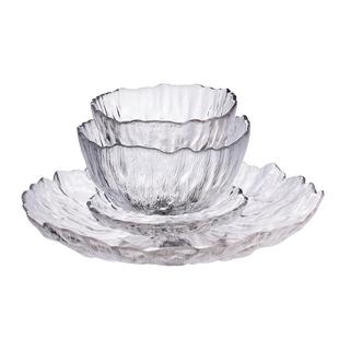 水果盘客厅茶几家用轻奢高端精致玻璃盘子2025新款网红高颜值果盘