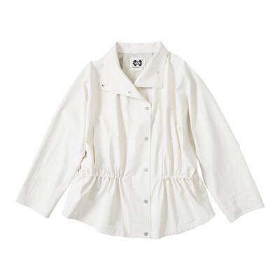 Medium Well 2026春季新款雾面抽绳蝙蝠袖外套女简约休闲通勤外套