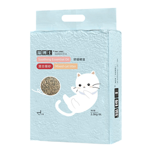 猫博士宠物士豆腐膨润土混合型猫砂可冲厕所英短美短结团低尘猫砂