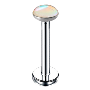 内螺纹直杆渐变flat耳钉平底耳骨耳周钉耳饰医用钛合金养耳洞饰品