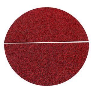 进门半圆入户门地垫加厚垫子玄关地毯家用门口丝圈门垫室外防滑垫