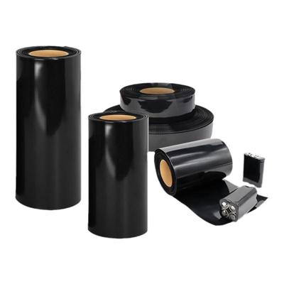 黑色PVC热缩管包装膜绝缘收缩管