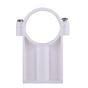 联塑PVC给水管白色配件高脚管卡塑料管卡UPVC管夹U型管卡马鞍管扣