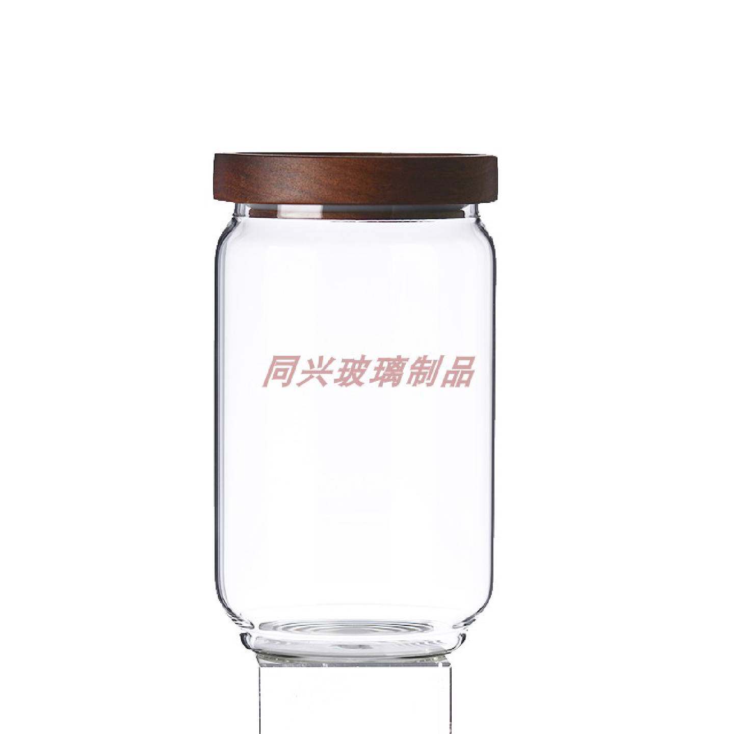 A大口径玻璃储物罐厨房食品杂粮咖啡豆茶叶密封罐高硼硅储藏收纳