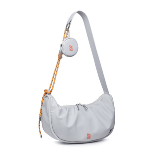 ozko斜挎包包女士2025春夏新款包包大容量单肩蓝莺健身运动饺子包