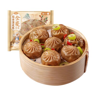 包子小笼包早餐半成品减膳食脂速食主食加热即食粗粮荞麦鸡蛋速冻