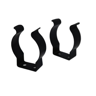 双孔卡管扣内径55mm 60mm 弹性管夹扣锰钢卡扣弹簧卡扣片镀锌管夹