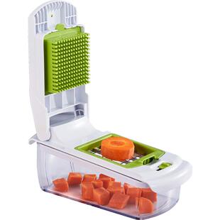 麦能切丁神器多功能切菜器厨房商用切片切块切条切丝擦丝器刨丝器